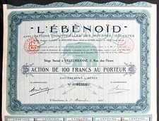 Die schöne Elefanten-Aktie ”L’Ébénoid”