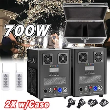 2PCS 700W Cold Spark Firework Machine DMX DJ Party Wedding Stage Effect w/Case