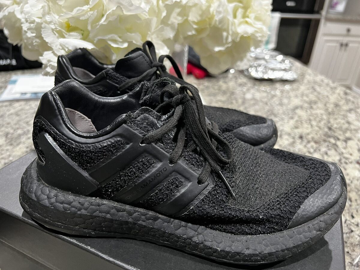 Y-3 Yamamoto x Adidas Pure Boost Triple Black 6 Mens/ 7 Womens Rare | eBay