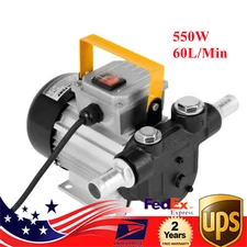 Electric Fuel Oil Transfer Pump Kit Self Priming Oil Pump 60L/Min 550W USA