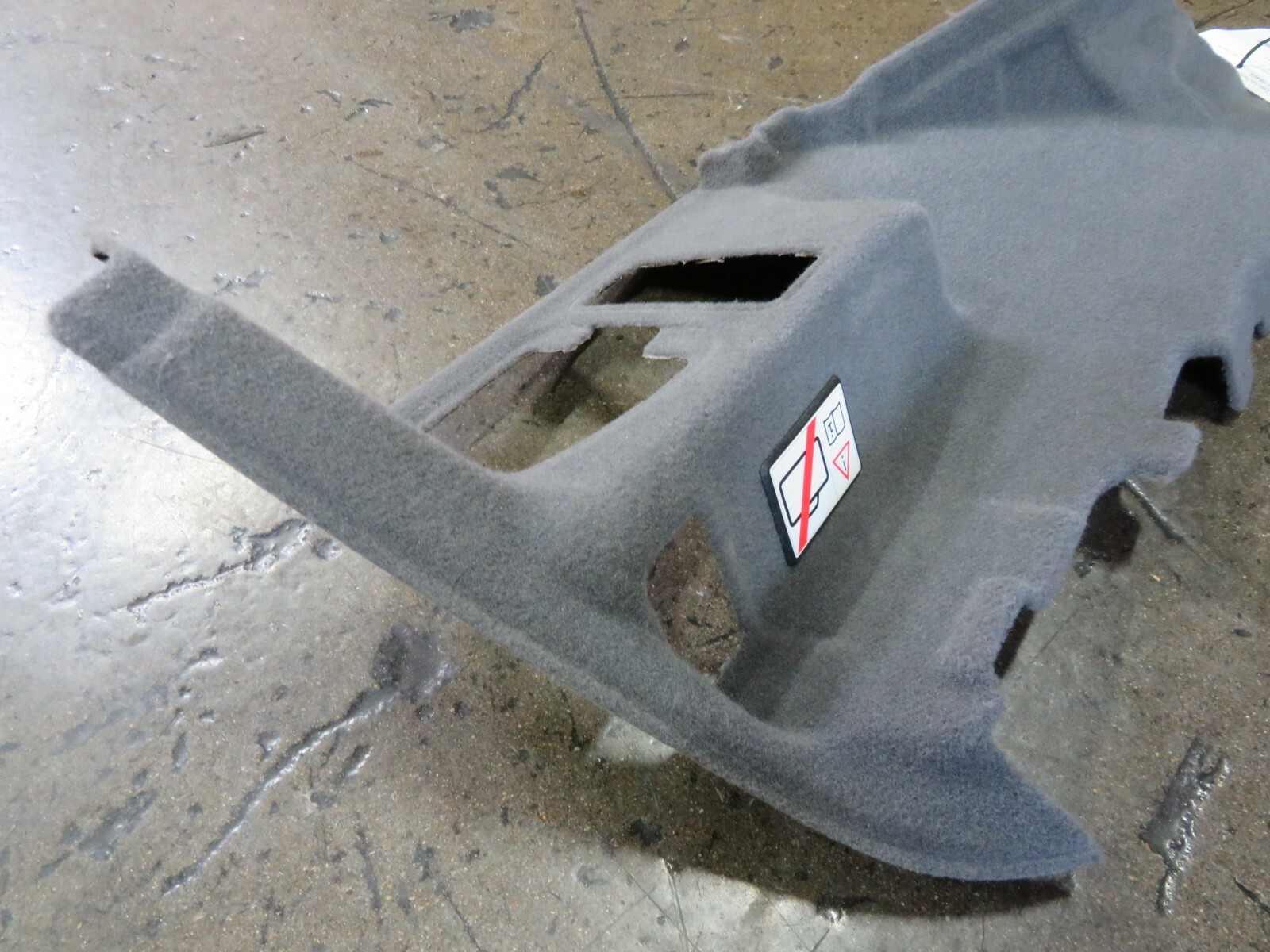Ferrari California, RH, Right, Side Trunk Carpet Panel, Used, P/N 82850000