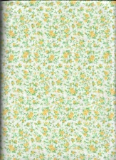 45" 100% cotton floral fabric "Wildflowers" by Foust Textiles