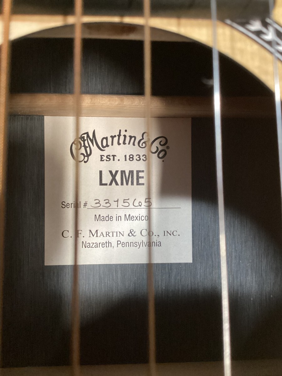 Martin & Co EST. 1833 LXME 6 String Acoustic Flat Brown Guitar