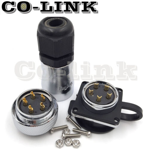 WF28 5-26poliger wasserdichter Stecker, IP67 Industrial Avaition Power Löt Anschluss - Bild 2 von 18