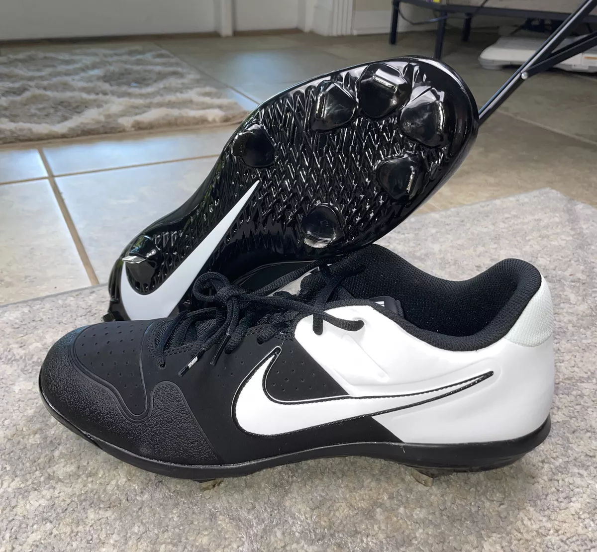 NEW Sz 14 Men s Nike Alpha Huarache Varsity Low Metal Baseball