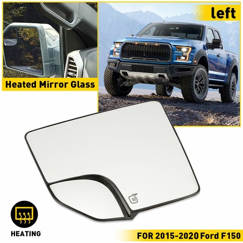 AUXITO Mirror Glass Heated Blind Spot Driver LH Side for Ford F150 Pickup Truck