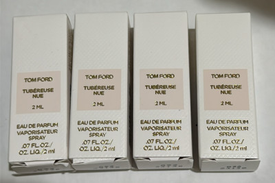 Lot of 4 TOM FORD Tubereuse Nue 2ml 0.07 Oz Each Eau De Parfum PERFUME SPRAY 