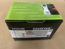 NEW SEALED!!! GENUINE Lexmark C544 X544 Black EXTRA HIGH YIELD Toner FREE SHIP