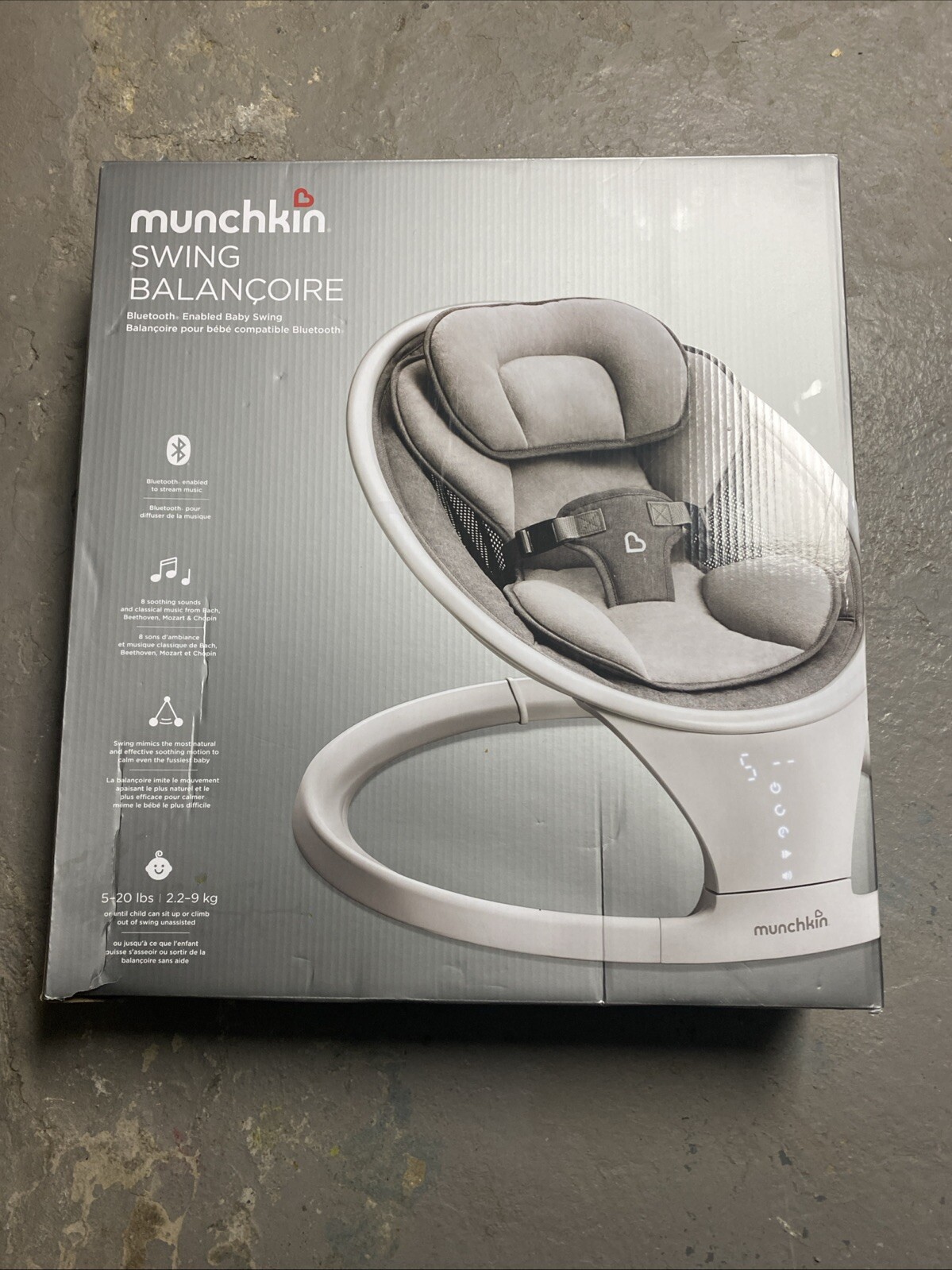 Munchkin Bluetooth Enabled Baby Swing