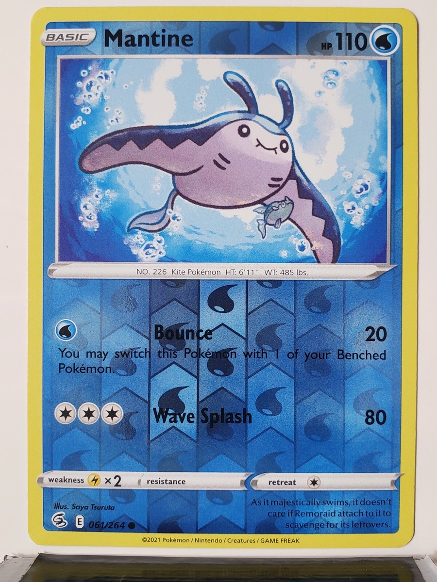 pokemon mantine card Mantine - 64/111 Neo Genesis Unlimited Common Pokemon main image 0