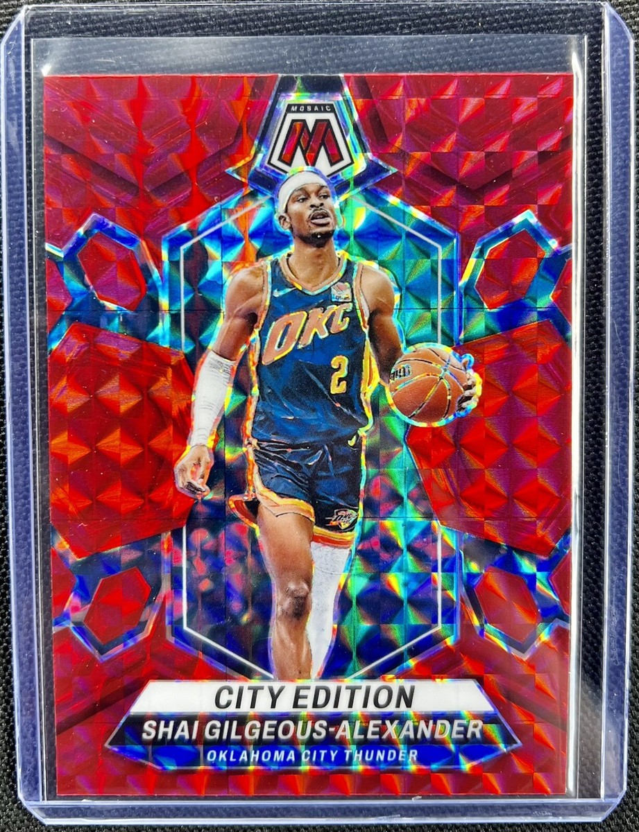 SHAI GILGEOUS-ALEXANDER 2023-24 MOSAIC #272 CITY EDITION RED