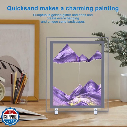 AzureLeap Moving Sand Art Liquid Motion, 3D Deep Sea Sandscape Color Quicksan - Picture 5 of 5