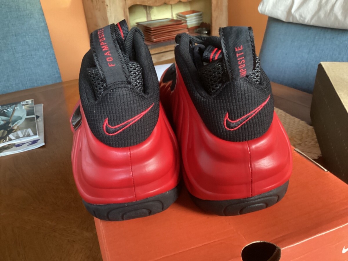 Nike Air Foamposite Pro Sneakers Size: 13 Varsity Red White Black Nike Air Foamposite Pro  main image 2