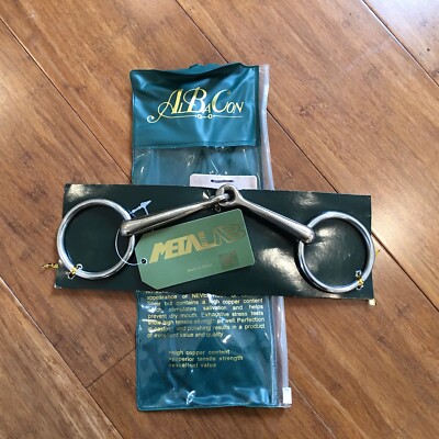 Albacon Solid mouth Bradoon snaffle 13mm 5 3/4'' copper enhanced