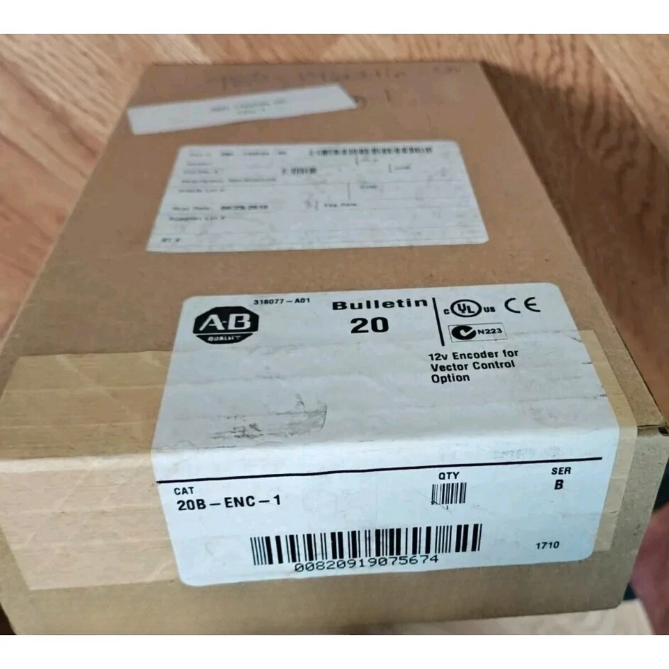 Factory SealedAllen Bradley 20B-ENC-1 /B PowerFlex 700 VC Encoder Board 5/12V - Image 2 of 4
