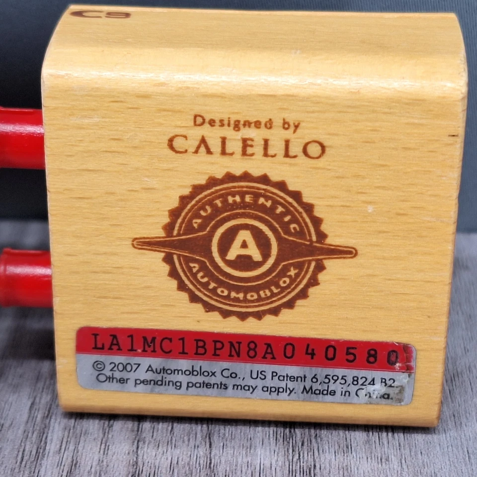 Calello Automoblox Wooden Car Truck Building Blocks Parts Lot - Image 2 of 4