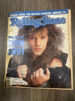 Rolling Stone magazine May 21, 1987 issue 500 Bon Jovi good condition