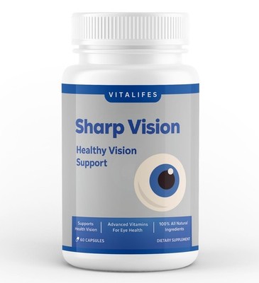 (1 Pack) Sharp Vision Enhance Vision, Support Healthy Eye Function 60 Capsules