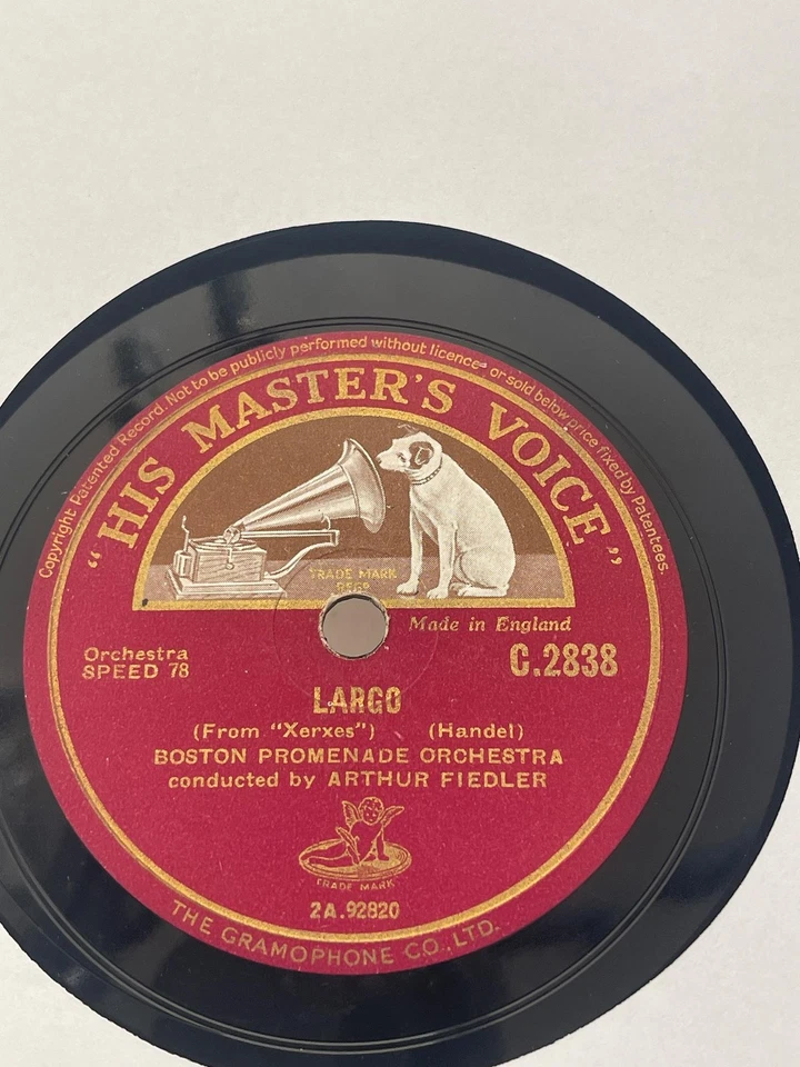 Meditation - Largo - Boston Promenade Orchestra  12" Gramophone Record - Image 2 of 2