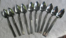 Set 10 Grapefruit Spoons Stainless Japan (Rose  ?? style)