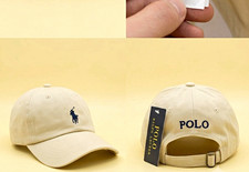 Polo Ralph Lauren Baseballkappe Beige Baumwol...