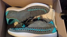 Nike US 10 Solarsoft Moccasin Premium Woven "Tarp Green" (2013) 555345 333
