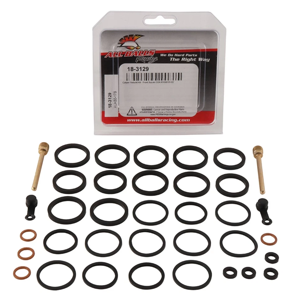 All Balls Front Caliper Rebuild Kit 18-3129 For Suzuki GSX-R 1000 01-02 - Image 3 of 4