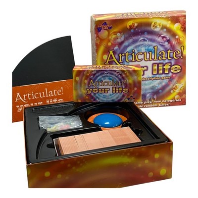 Articulate Your Life Brettspiel von Drumond Park 2011 komplett Kartonschaden hinten