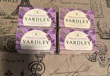 SET OF 4 Yardley English Lavender Bar Soap Lardley London Bars 4.25 oz