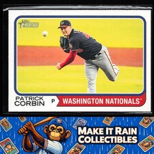 Patrick Corbin 2023 Topps Heritage #386 Washington Nationals Baseball