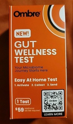 NEW! Ombre Gut Wellness Microbiome Easy At Home Test 