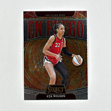 Panini 2025 WNBA Select A'ja Wilson Las Vegas Aces #14 En Fuego Insert