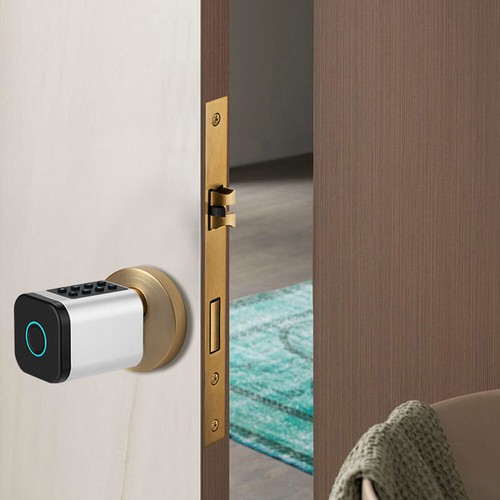 Tuya Smart Door Lock Cylinder Fingerprint Password Card APP Unlock With Keys - Picture 11 of 13