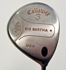 Golf Club Callaway Big Bertha War Bird S2H2 3-Wood Boron-Graphite Shaft RH 42.75