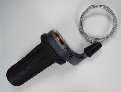 SRAM 9.0 - 3 SPEED - GRIP SHIFTER - L/H LH LINKSHAND - GRAU SCHWARZ SHIFTER - MTB