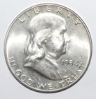 1954 D Franklin Half Dollar CHOICE BU (H233)