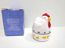 Vintage Avon Henrietta Hen Timer Original Kitchen w Box NOS