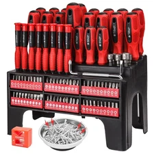 Magnetic Screwdriver Set with Rack, Includs Precision Screwdriver, Magnetizer...