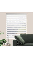 Shades for Living Room(56" W X 72" H, White) Lt119*