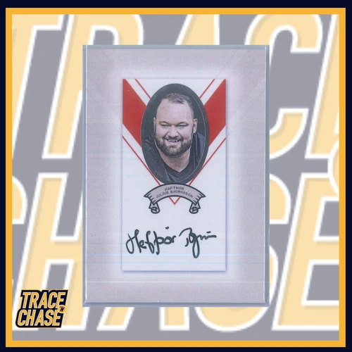 2024 Futera Vintage Heroes Hafthor Julius Bjornsson Gold Auto /4