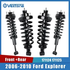 4PCS Front Rear Struts for Ford Explorer Mercury Mountaineer 2006-2010