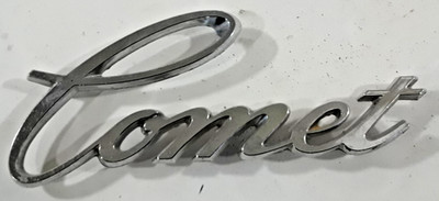 1971-75 Mercury Comet Emblem Chrome Script D14B-16098-A  -  MEL786