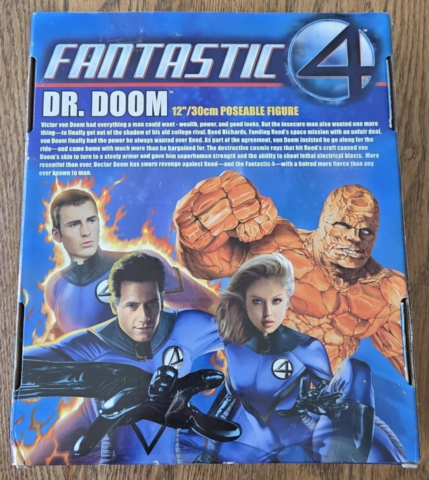 Fantastic 4 DR. DOOM 12" Posable Figura de Acción 2005 ToyBiz NUEVO Foto 4 de 4