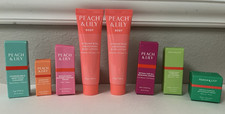 PEACH LILY Skincare Set Mix Assort Travel Lot Cleanser/Body Lotion/Serum/Cream