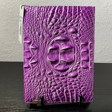 Brahmin Journal LILAC ESSENCE MELBOURNE Tagged Purple Assorted Leather W/Eye