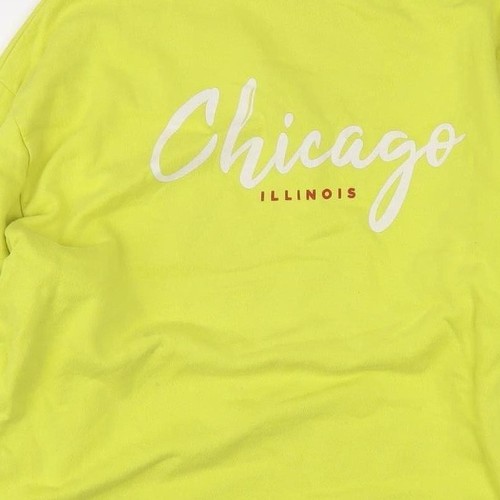 Sudadera unisex con estampado gráfico verde M de ASOS - Imagen 8 de 12