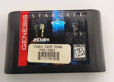 Stargate Sega Genesis 1995 Complete with Case and Game Tested