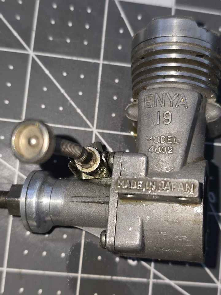 DE COLECCIÓN ~ Enya 19 Modelo 4002, Motor de Avión RC Foto 3 de 4