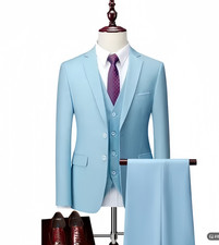 Mens Suits Wedding Tuxedo Bestman Bespoke Business Blazer Workwear Notch Lapel