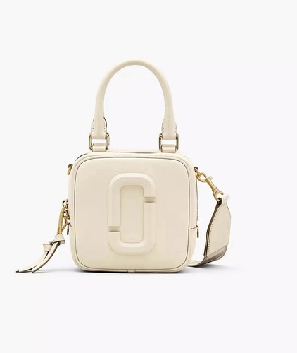 Marc Jacobs Covered J Marc Cube Saddle Hand Bag Strap BNWT Full Leather - 第 1/11 張圖片